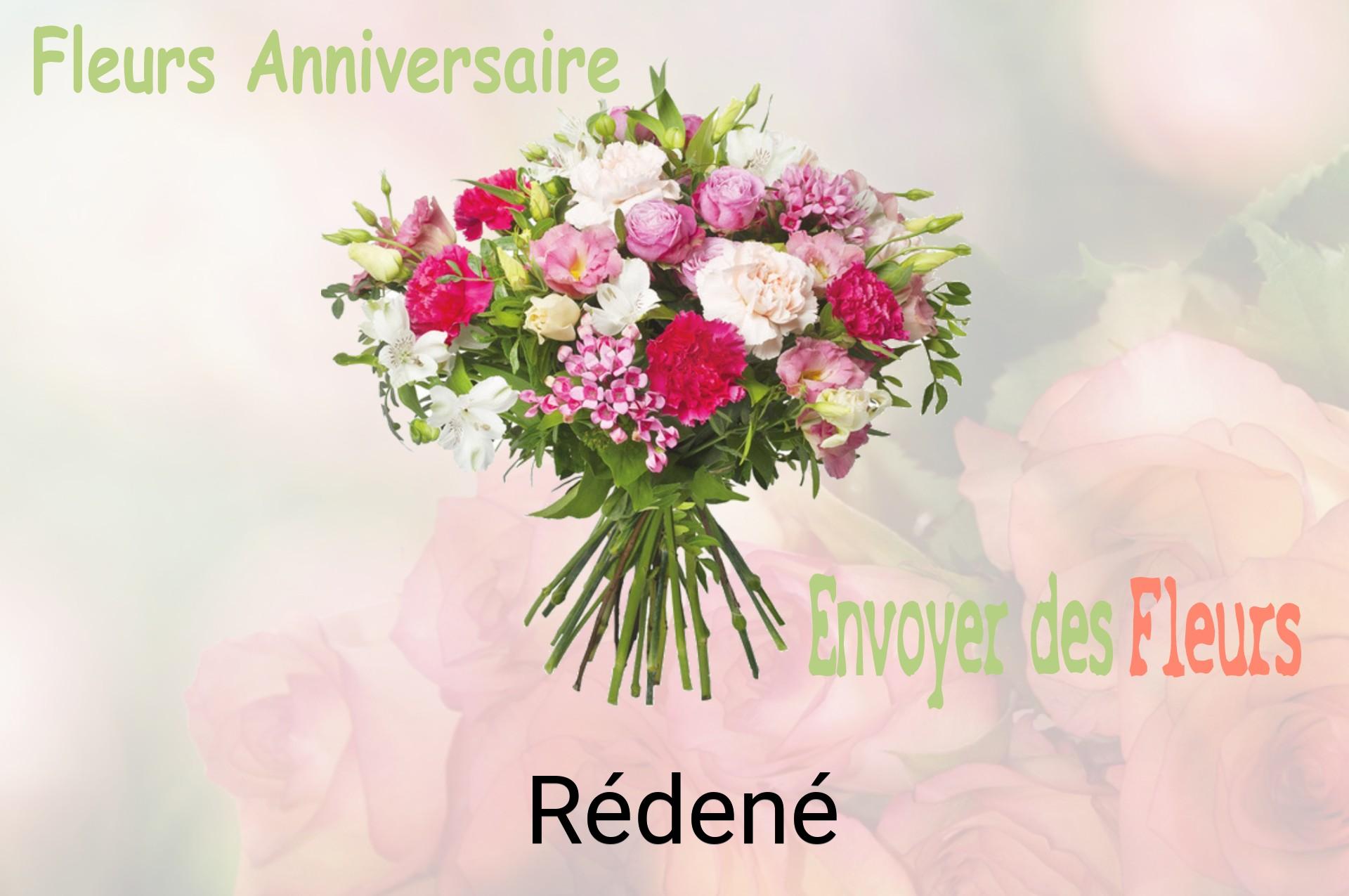 Bouquet de fleurs d’anniversaire livré à Rédené